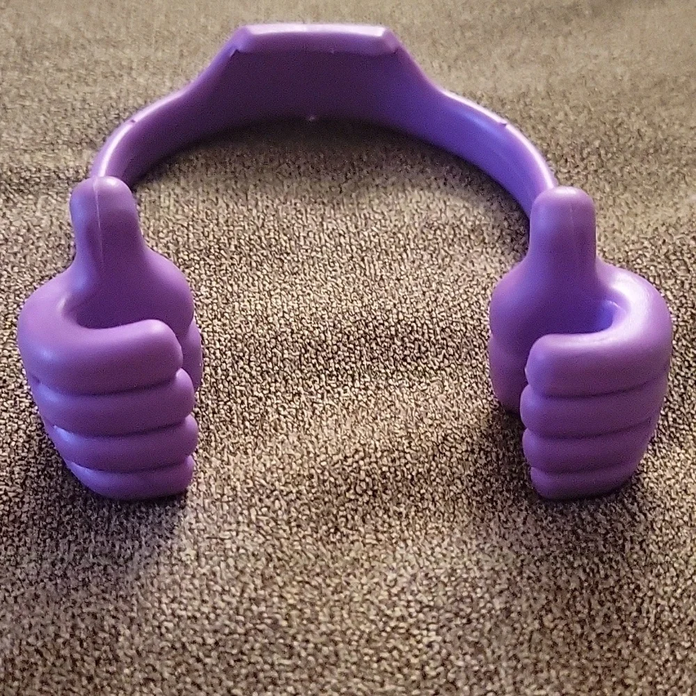 Purple Thumbs Up Phone Holder